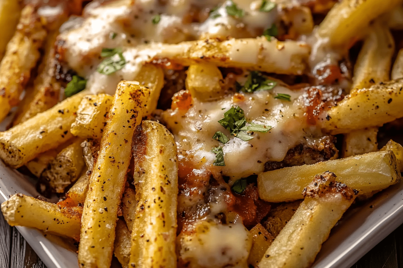 Sheet Pan Smashburger Fries