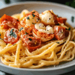 Creamy Tomato and Lobster Pasta