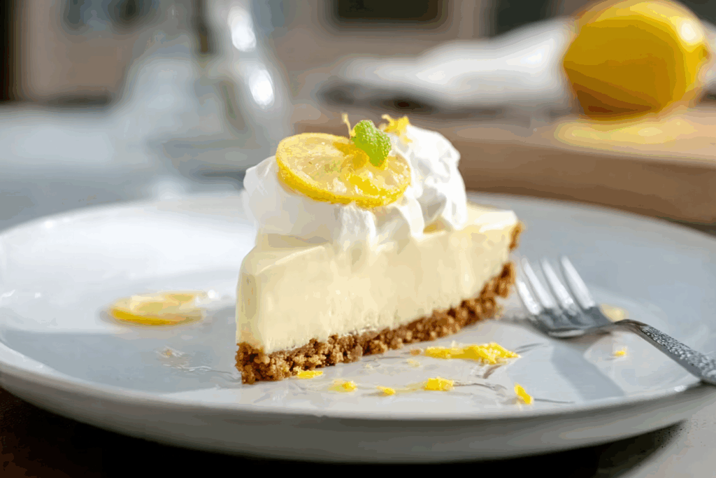 No-Bake Sugar Free Lemon Pie