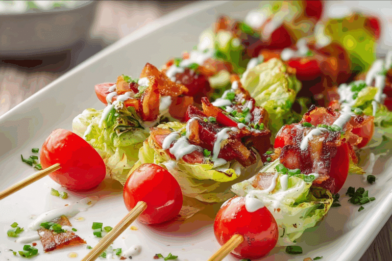 Wedge Salad Skewers