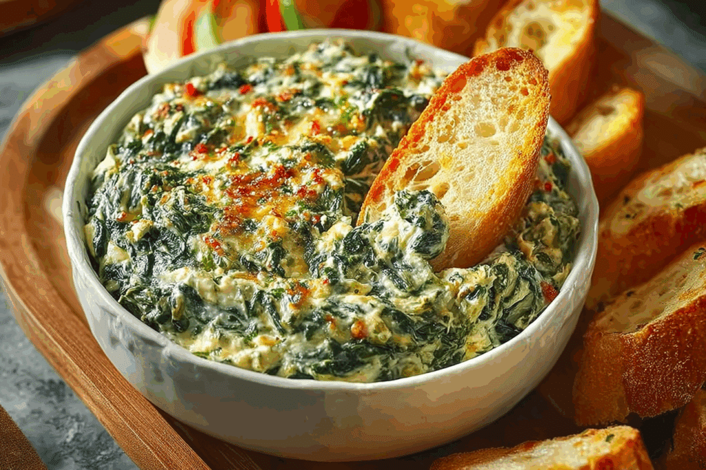 Irresistibly Creamy Spinach Dip