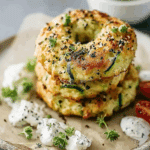 Zucchini Bagels (Low Carb, Keto)