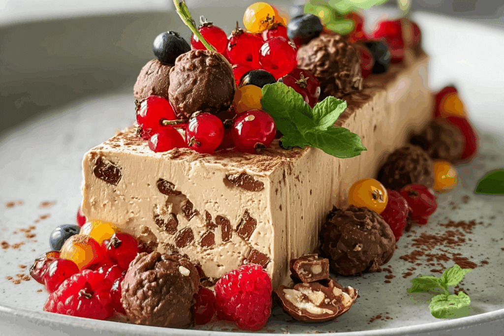 Ferrero Rocher Ice Cream Terrine