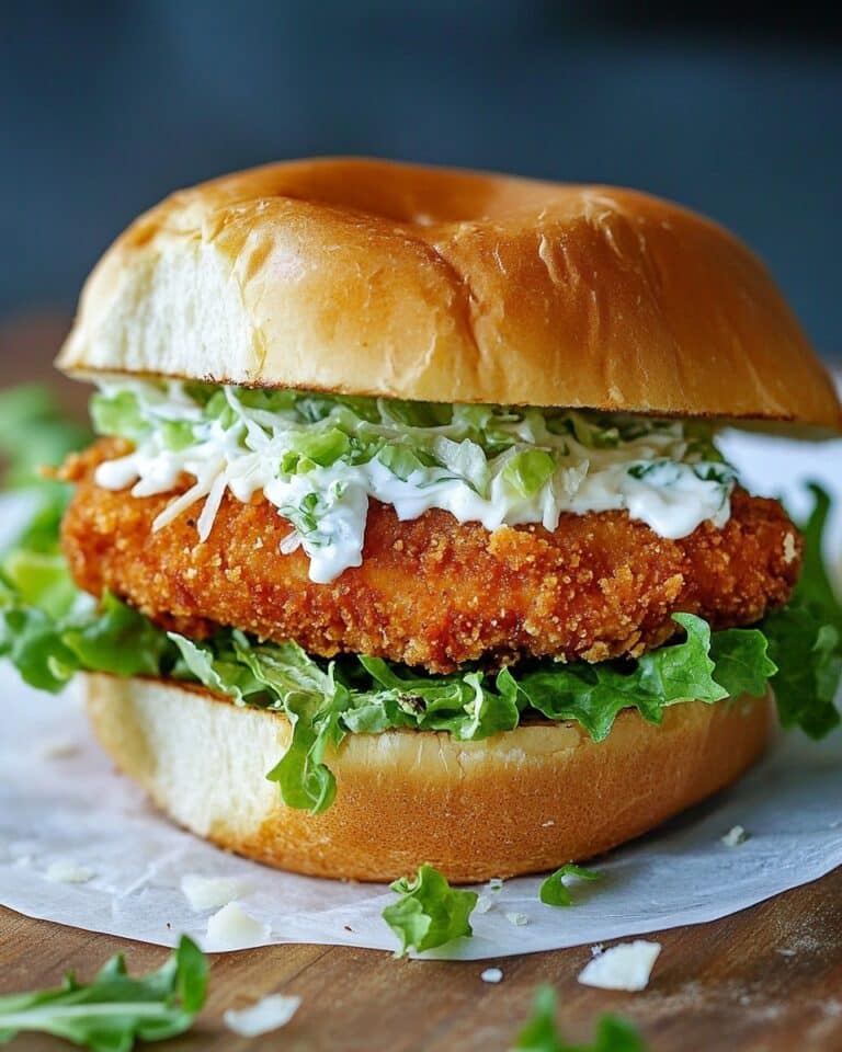 Crispy Chicken Caesar Sandwich Recipe