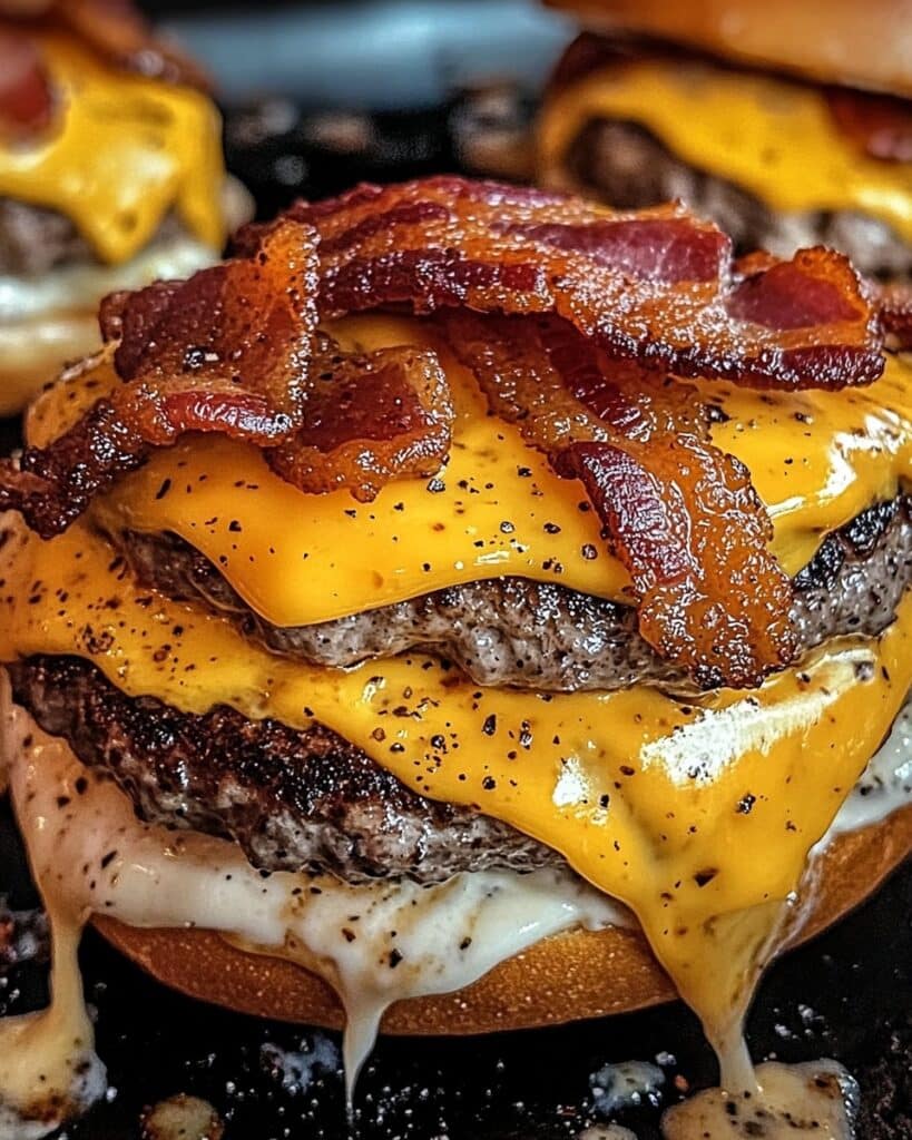 Crack Burgers: The Ultimate Savory Bacon and Cheddar Burger Recipe