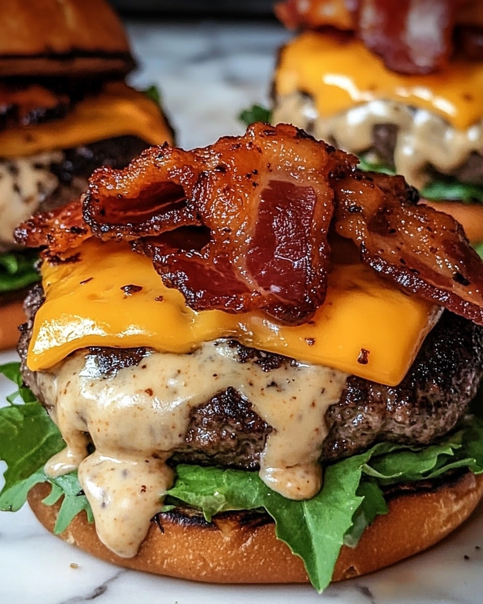 Crack Burgers: The Ultimate Savory Bacon and Cheddar Burger Recipe - Recipe Image