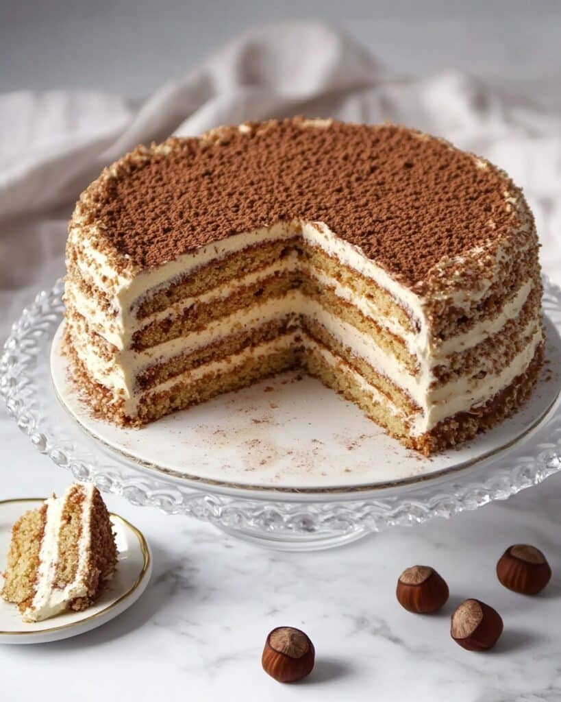 Egyptian Hazelnut Cake Recipe