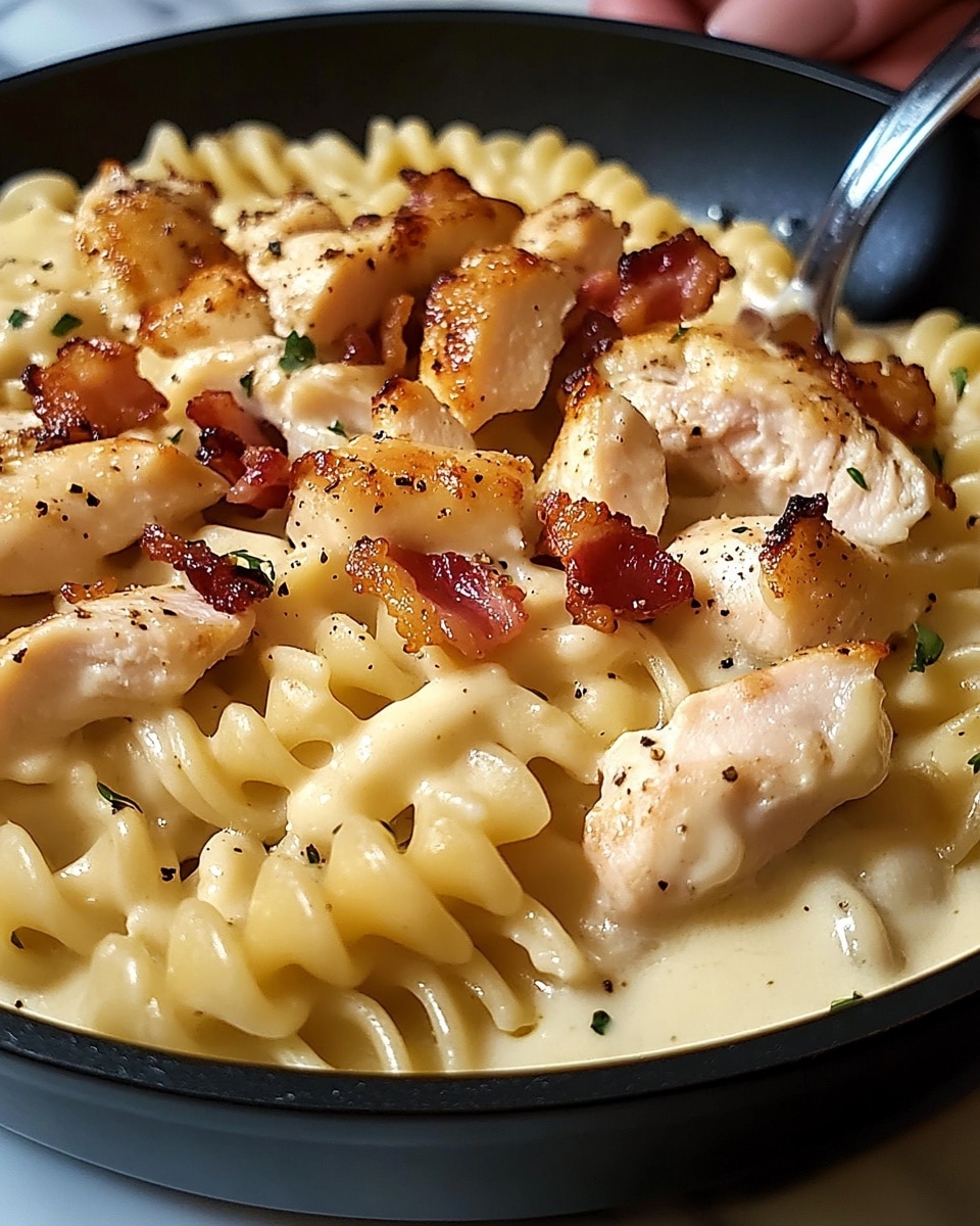 Creamy Chicken Bacon Ranch Mac Recipe - Recipe Image
