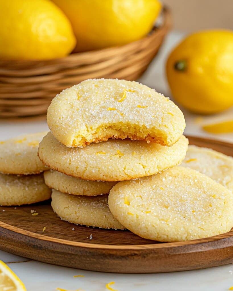 Soft & Chewy Lemon Cookies Recipe