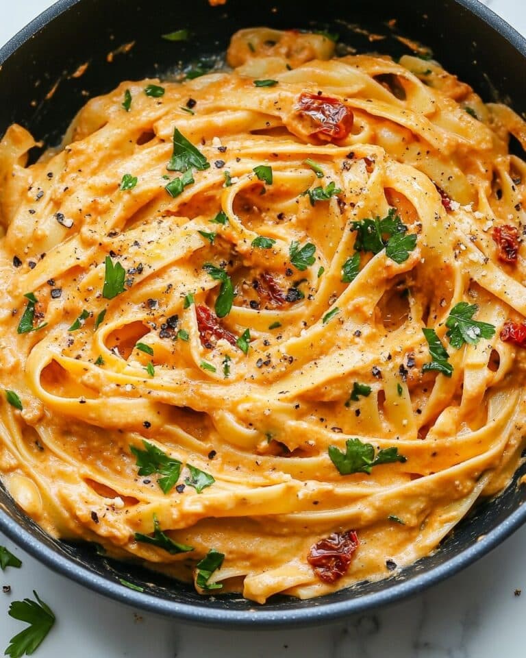 Vegan Creamy Sun Dried Tomato Pasta Recipe