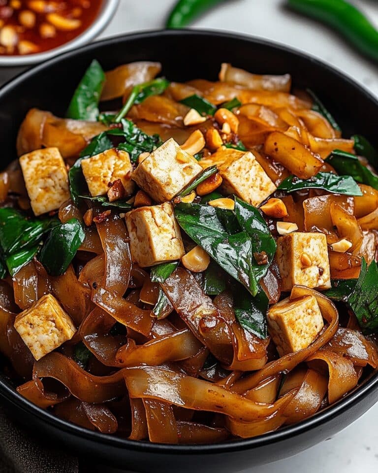 Street Style Thai Drunken Noodles Recipe