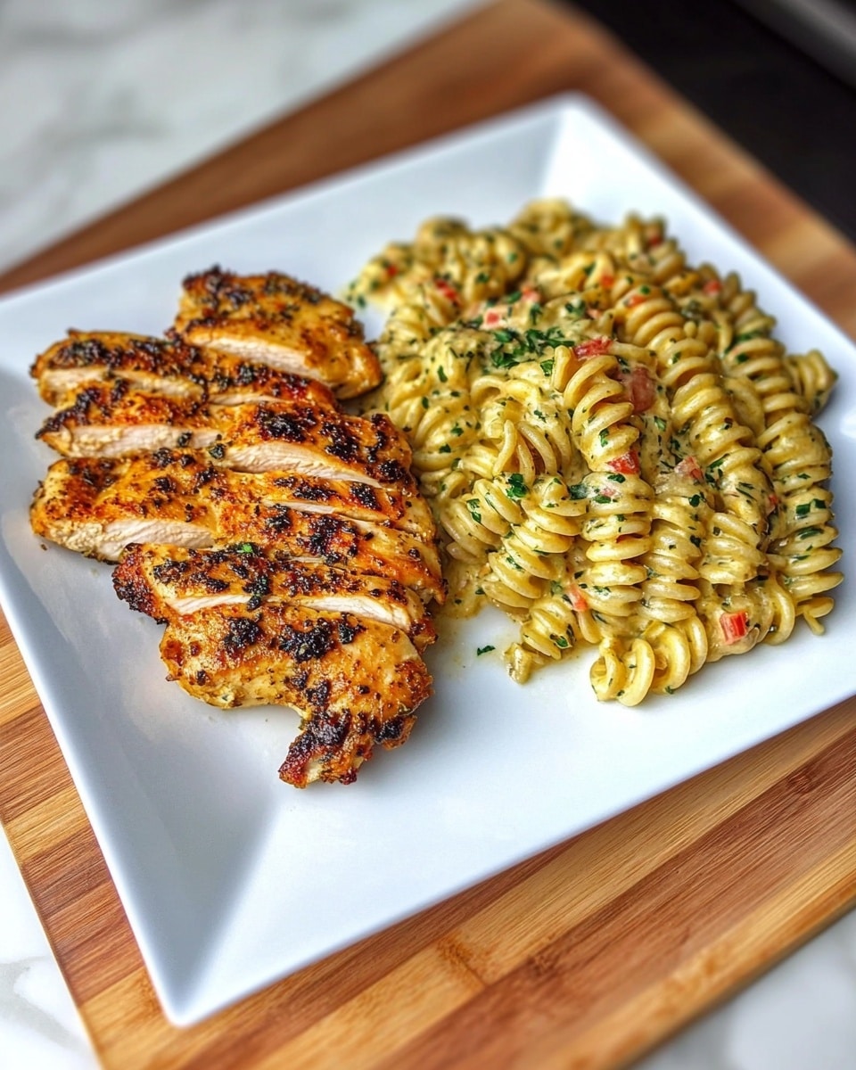 The Ultimate Creamy Garlic Parmesan Chicken Pasta Recipe - Recipe Image