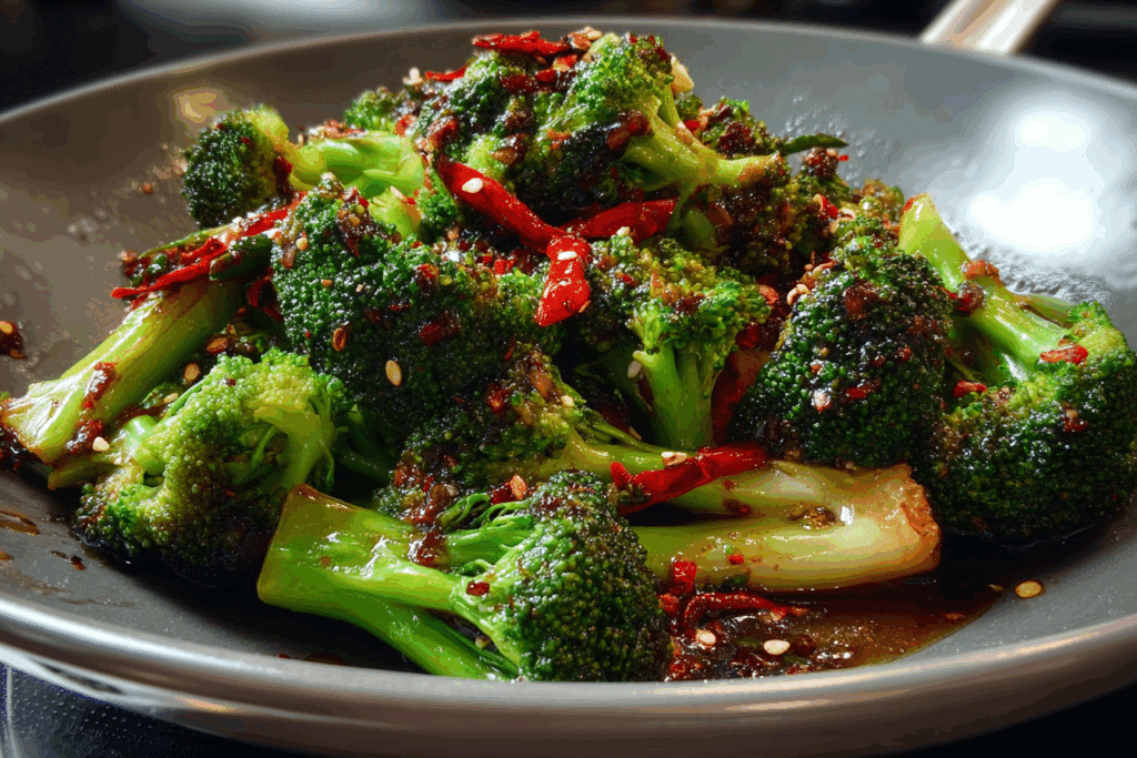 Spicy Chili Garlic Broccoli Stir-Fry