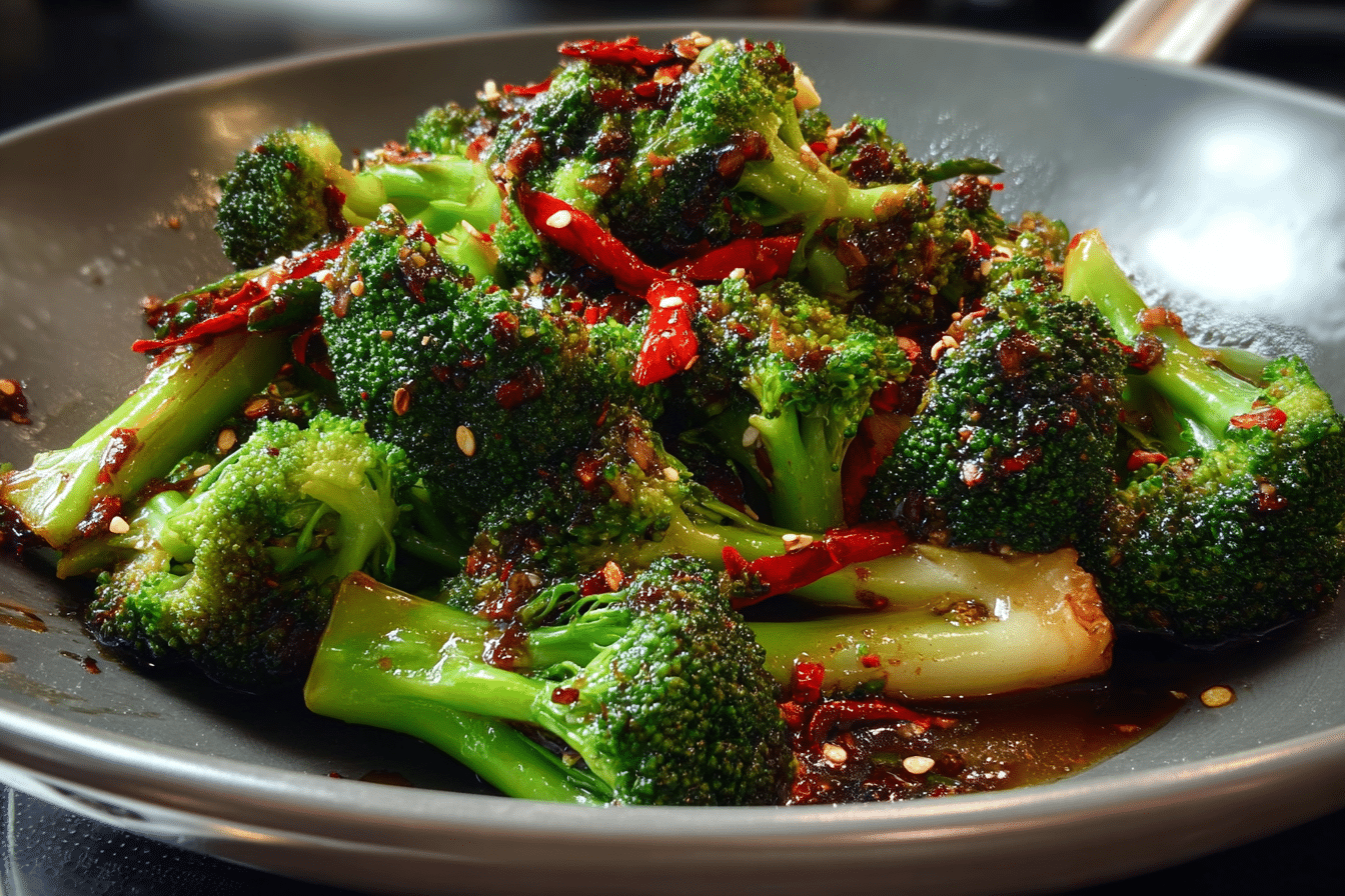 Spicy Chili Garlic Broccoli Stir-Fry