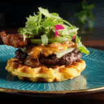 Keto Chaffle Cheeseburger Recipe