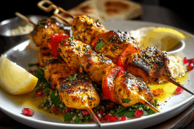 Persian Chicken Kabobs