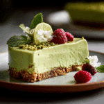No-Bake Avocado Lime Cheesecake with Coconut-Date Crust