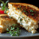 Cheesy Grilled Sandwich Recipe with Cottage or Ricotta Cheese