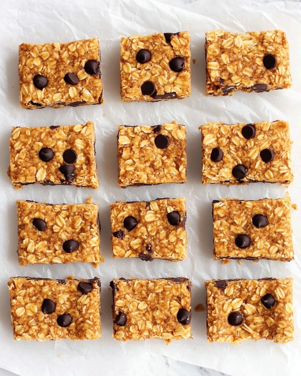 Homemade Peanut Butter Granola Bars with Chocolate Chips and Nuts Recipe - Recipe Image