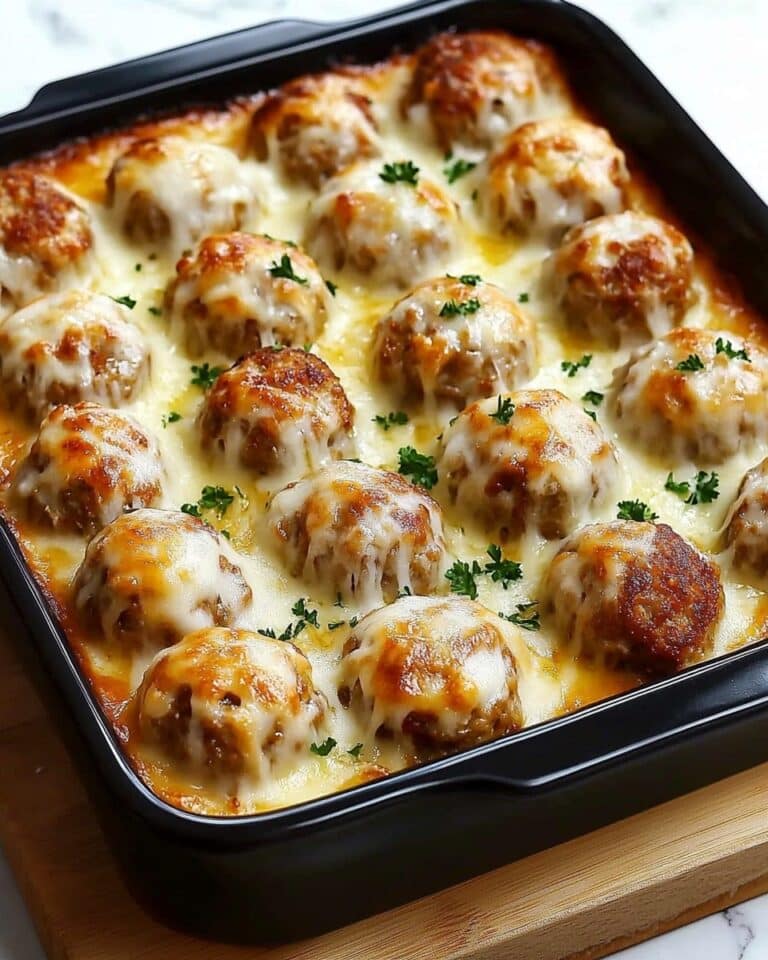 Dump-and-Bake Meatball Casserole Recipe