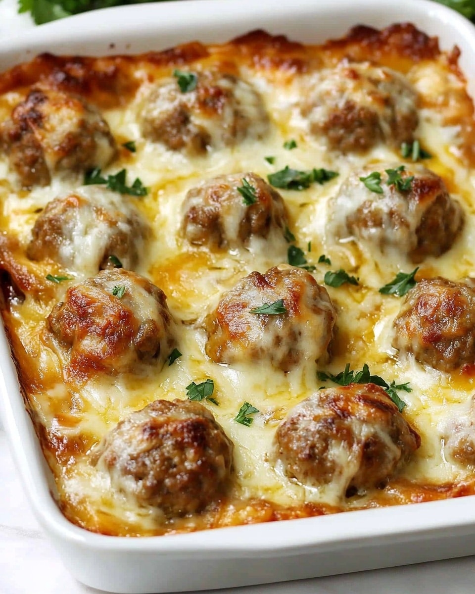 Dump-and-Bake Meatball Casserole Recipe - Recipe Image