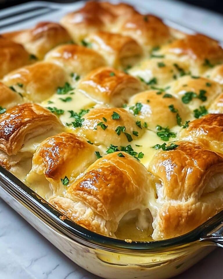 Cheesy Chicken Crescent Bake Recipe