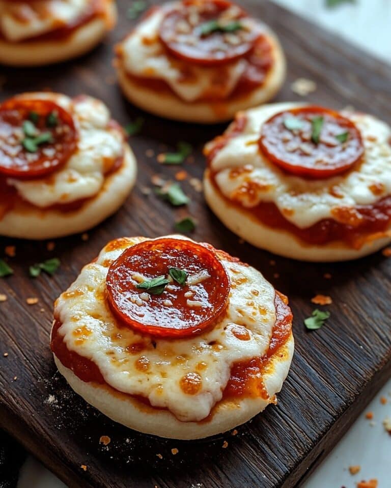 Cheesy Pepperoni Pizza Bagels for School Lunch Recipe