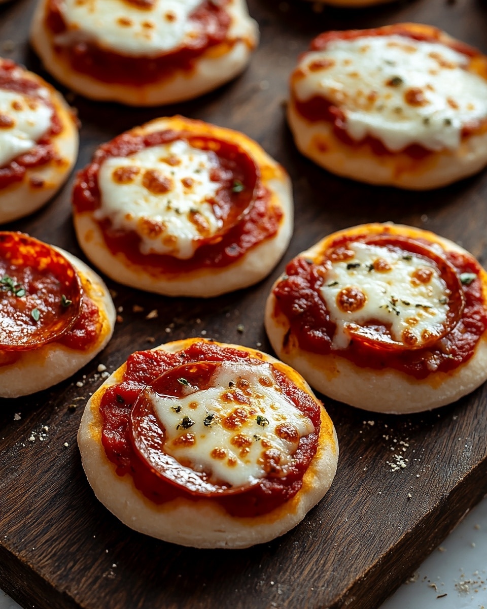Cheesy Pepperoni Pizza Bagels for School Lunch Recipe - Recipe Image