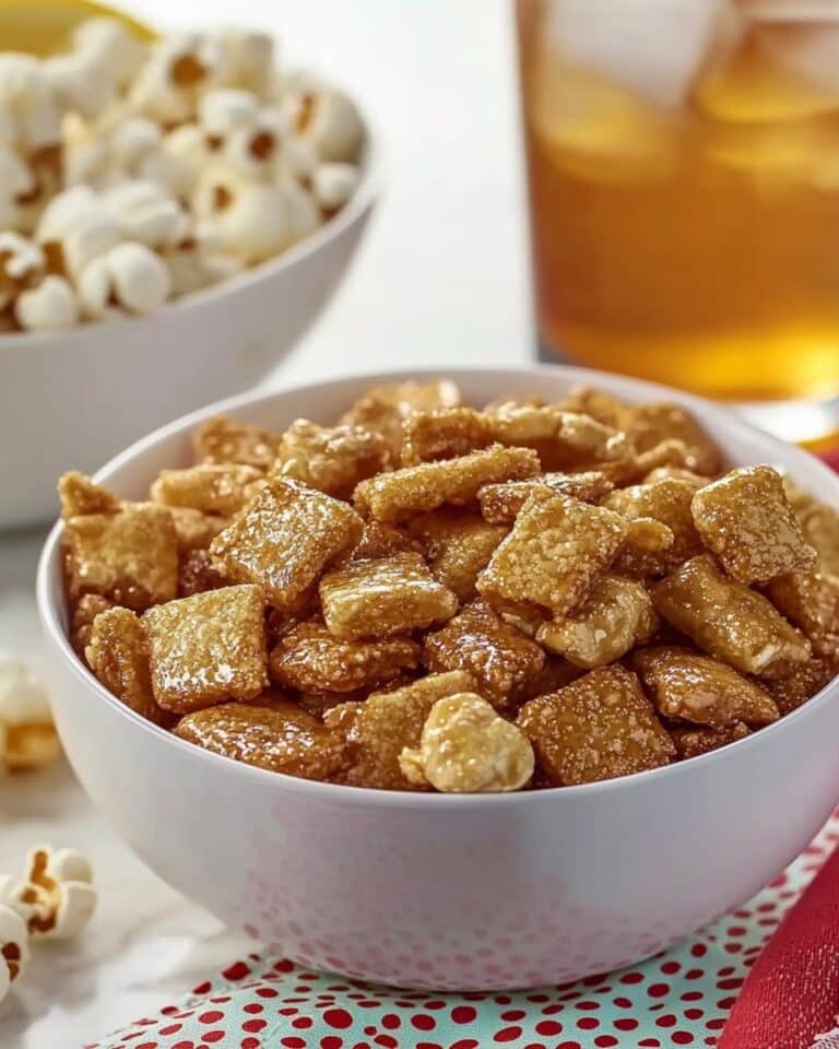 Decadent Caramel Nut Snack Mix Recipe