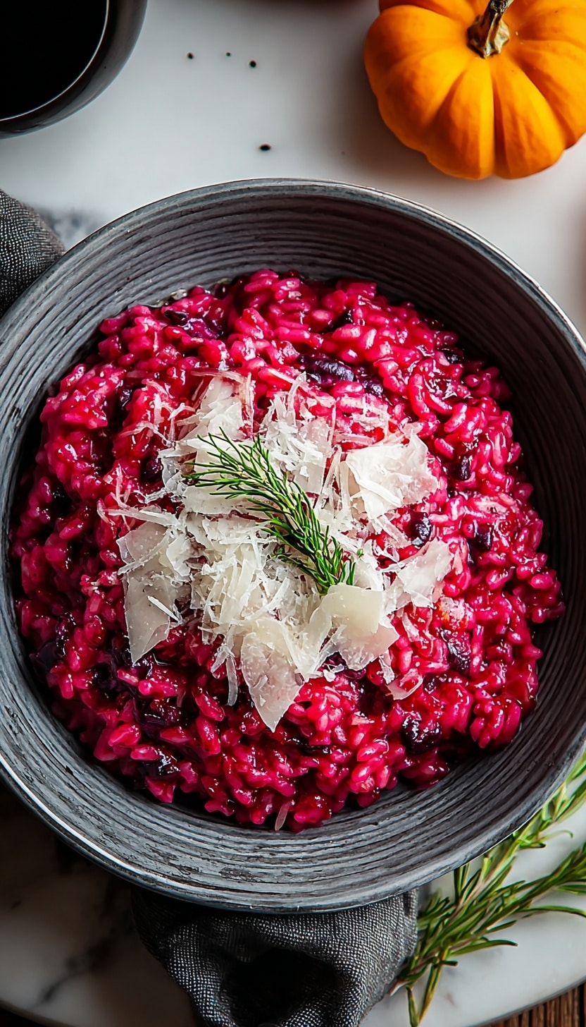Bloody Beet Risotto Recipe - Recipe Image