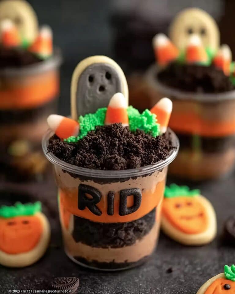 Halloween Dirt Cups Recipe