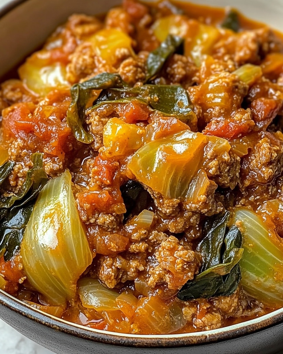 Slow Cooker Unstuffed Cabbage Rolls Recipe - Recipe Image