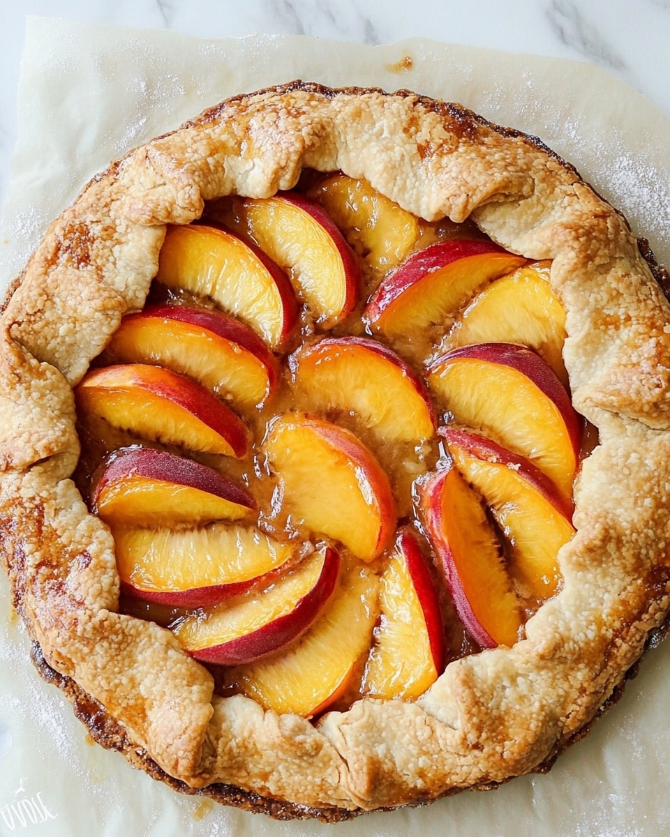 Peach Galette Recipe - Recipe Image
