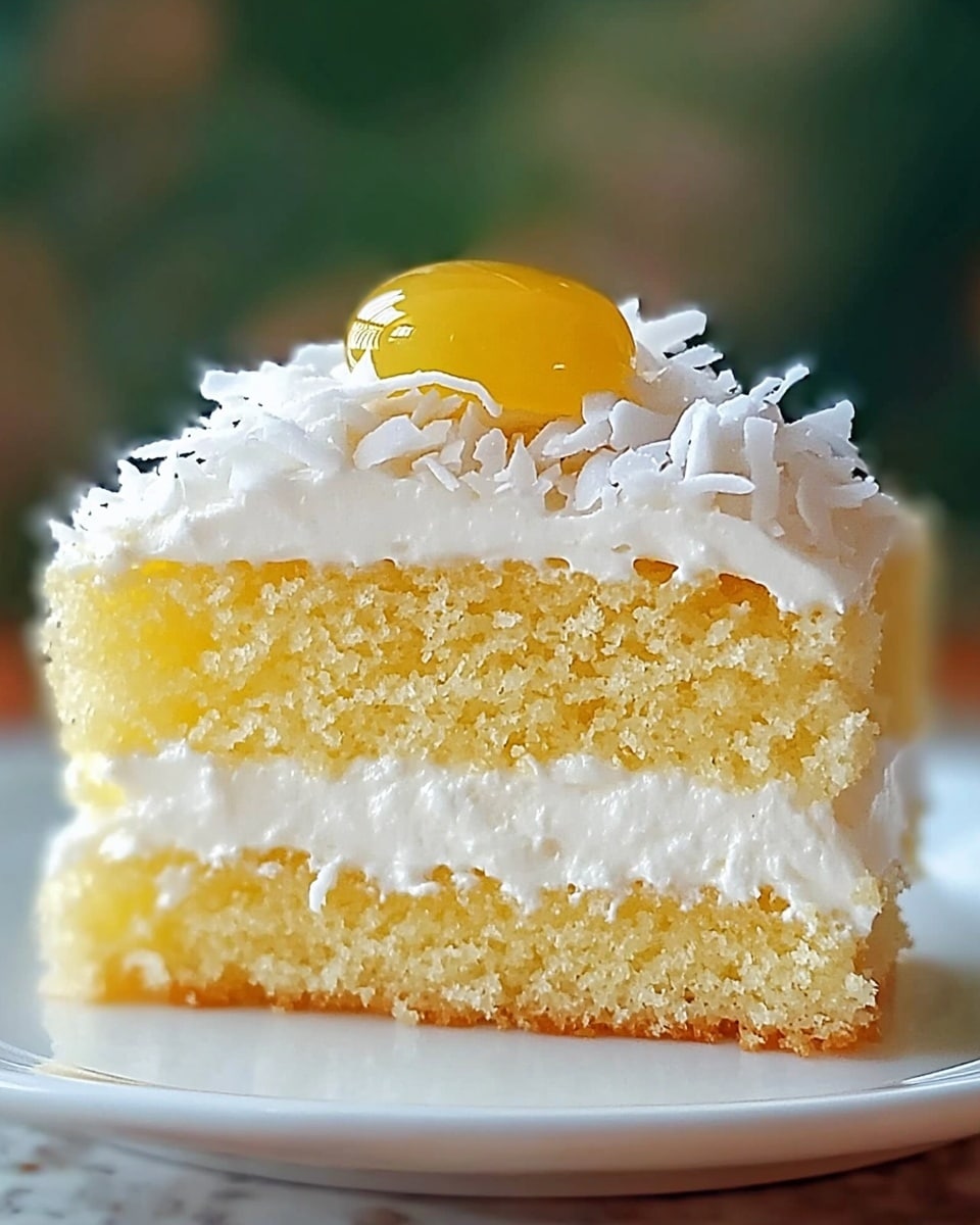 Pineapple Coconut Dream Cake Recipe - Recipe Image