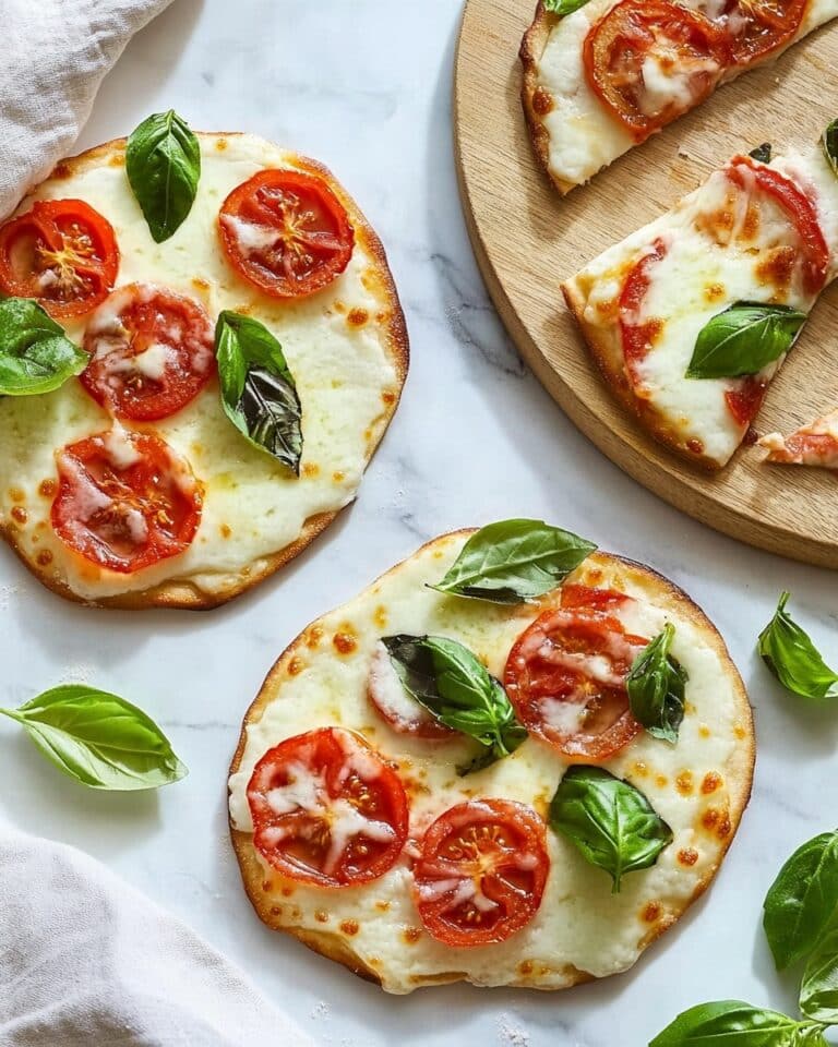 Naan Bread Margherita Pizza with Prosciutto Recipe