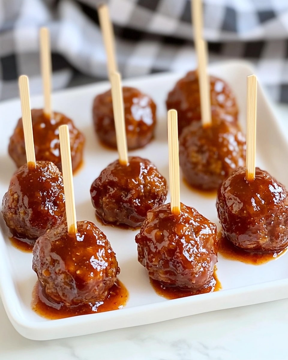 Cajun Appetizer Meatballs with Barbeque and Peach Glaze Recipe - Recipe Image
