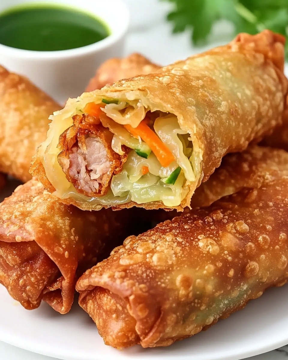 Irish Corned Beef Egg Rolls Recipe - Recipe Image