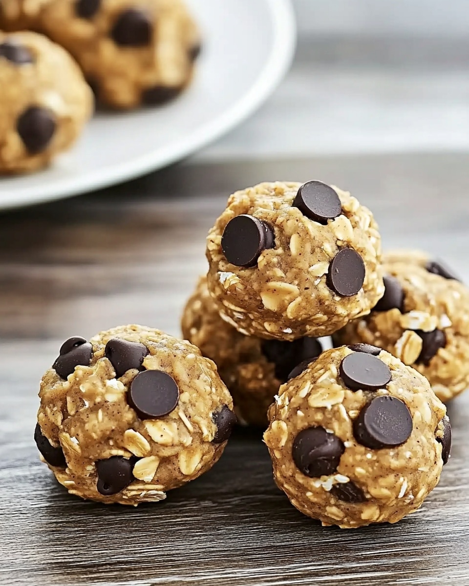 Crunchy Chocolate Chip Peanut Butter Snack Bites Recipe - Recipe Image