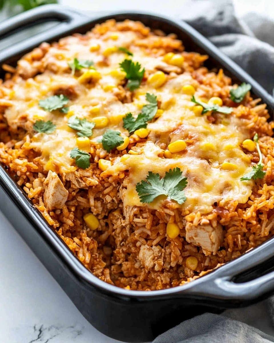 Chicken Enchilada Rice Casserole Recipe - Recipe Image