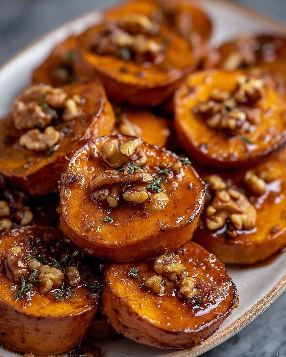 Walnut Maple Roasted Sweet Potatoes Recipe - Recipe Image