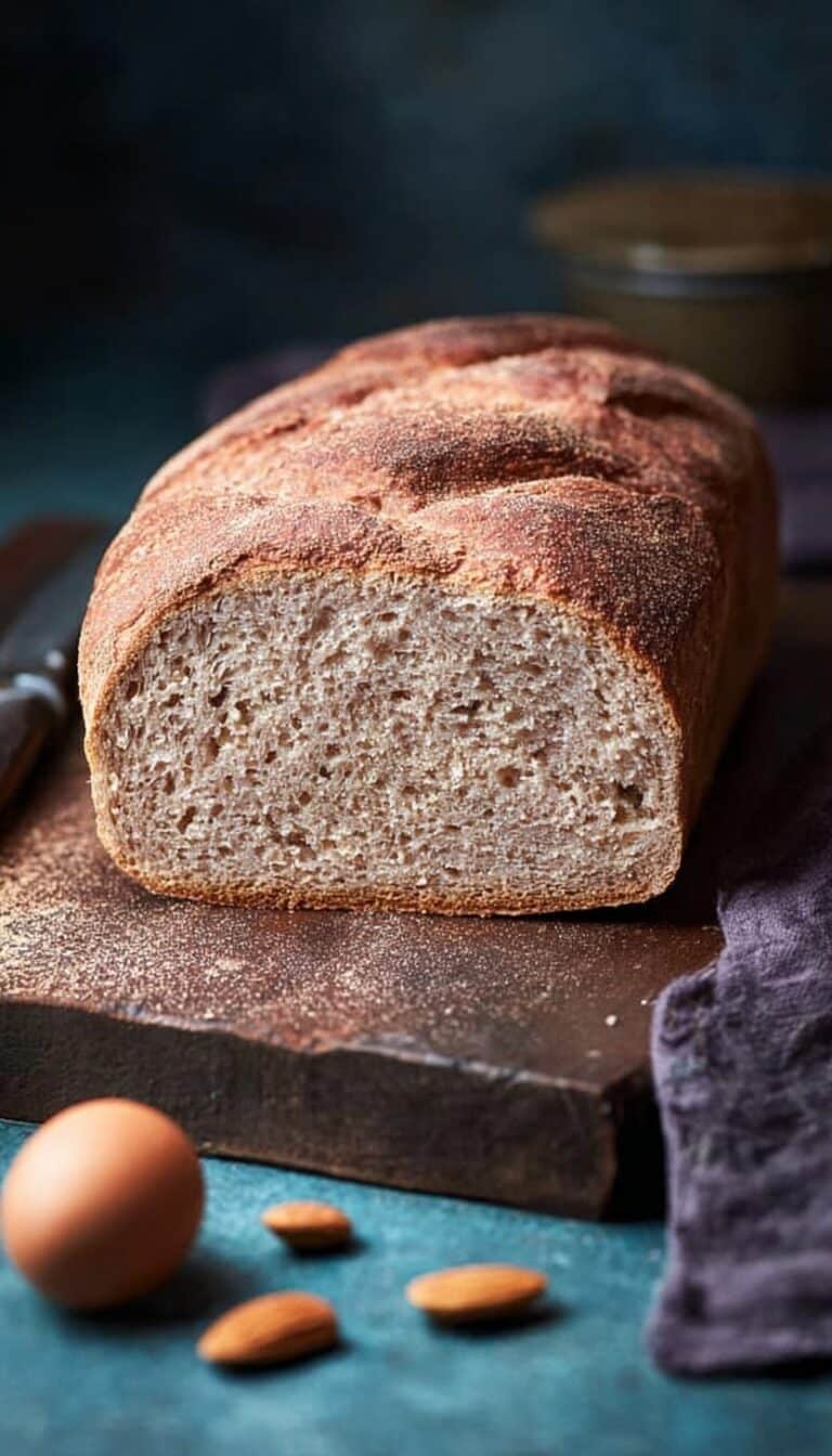 Keto Almond Flour Bread (No Yeast) Recipe