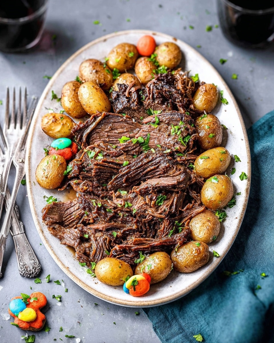 Viral Slow Cooker Chuck Roast Recipe - Recipe Image