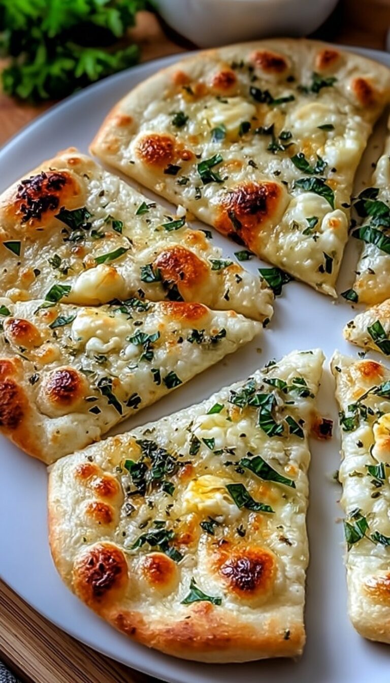 Garlic Keto Flatbread Recipe