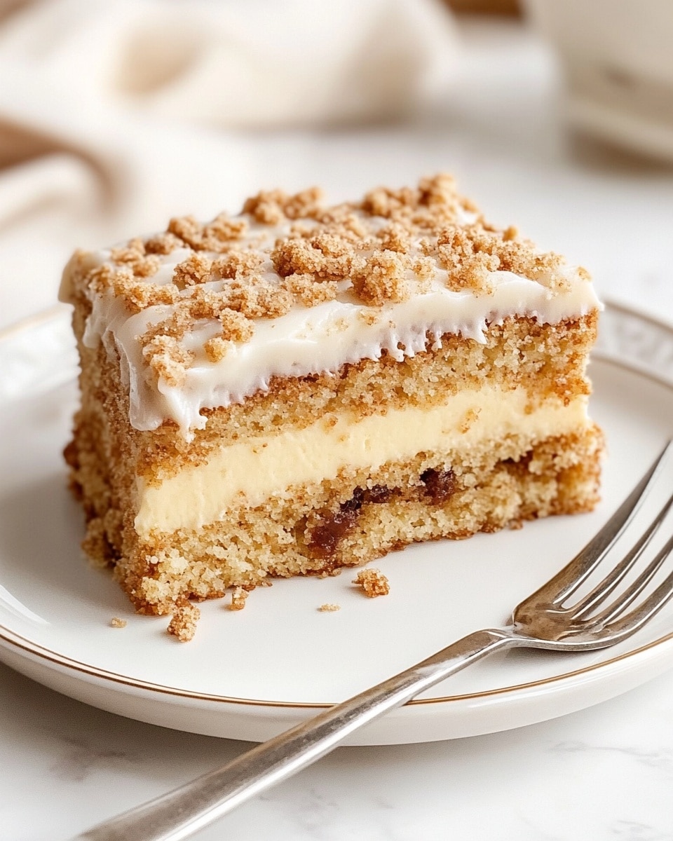 Apple Cinnamon Crumb Cake with Maple Glaze Recipe - Recipe Image