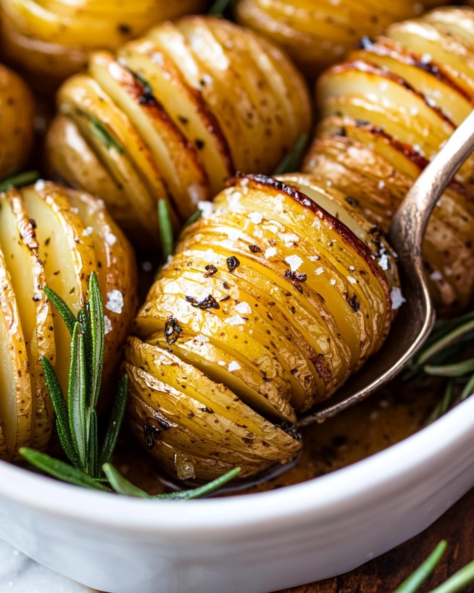 Crispy Rosemary Butter Roasted Potatoes Recipe - Recipe Image