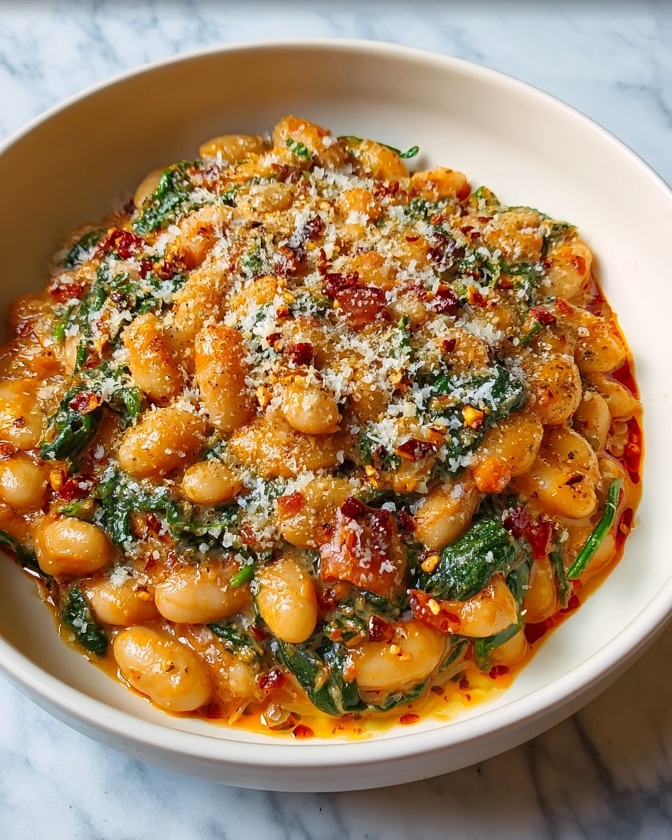 Marry Me Butter Beans with Creamy Tuscan Sauce Recipe - Recipe Image