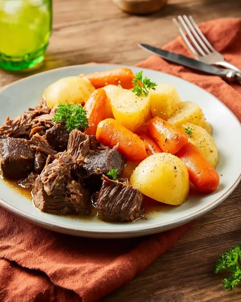Easy Slow Cooker Pot Roast Recipe