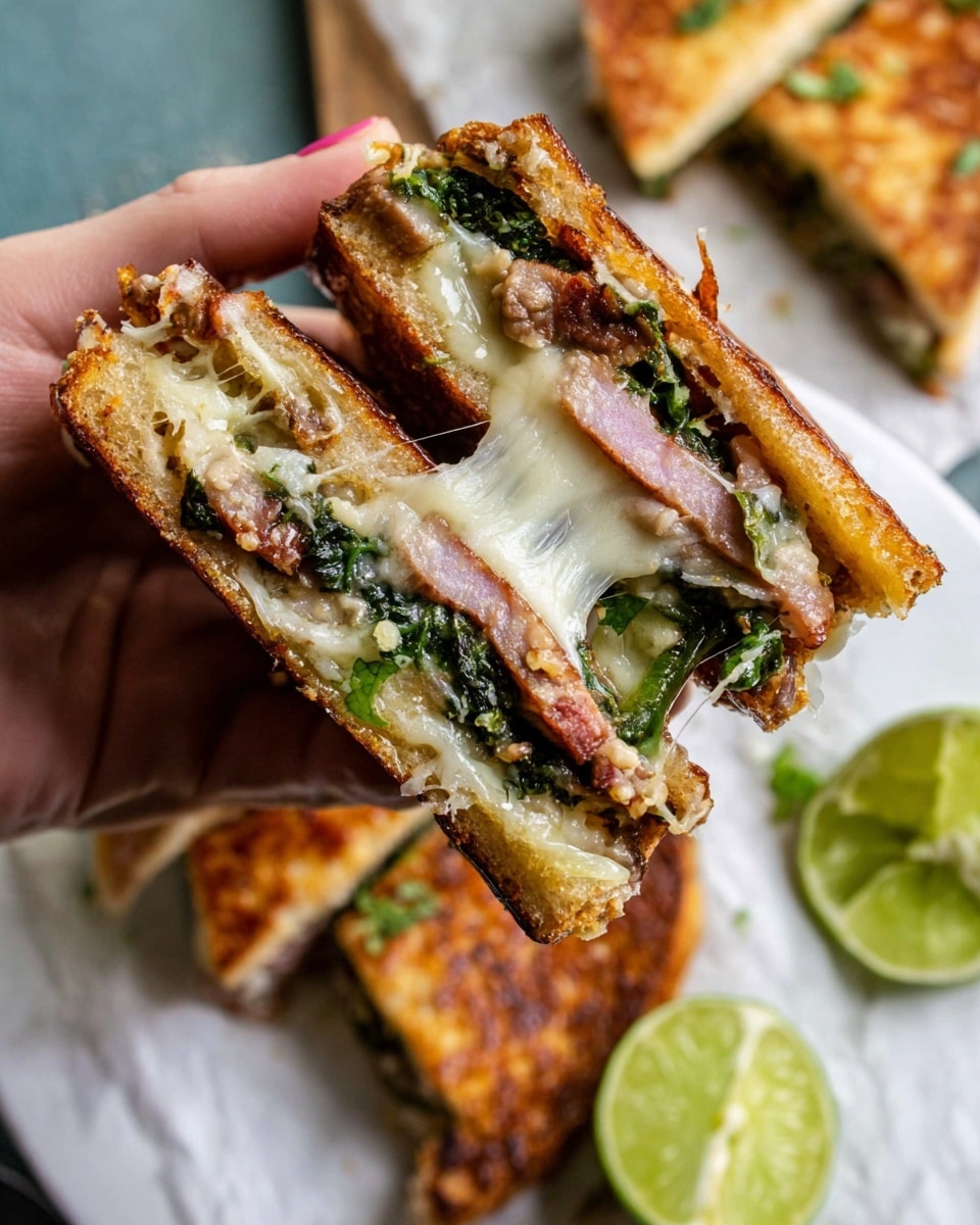 Crispy Cheese and Chicken Wraps with Creamy Jalapeño Sauce Recipe - Recipe Image