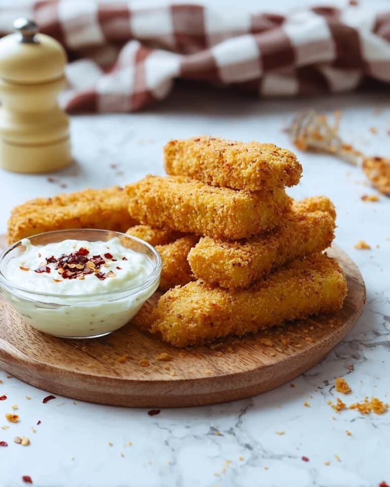 Baked Fish Sticks with Panko Breadcrumbs and Tartar Sauce Recipe