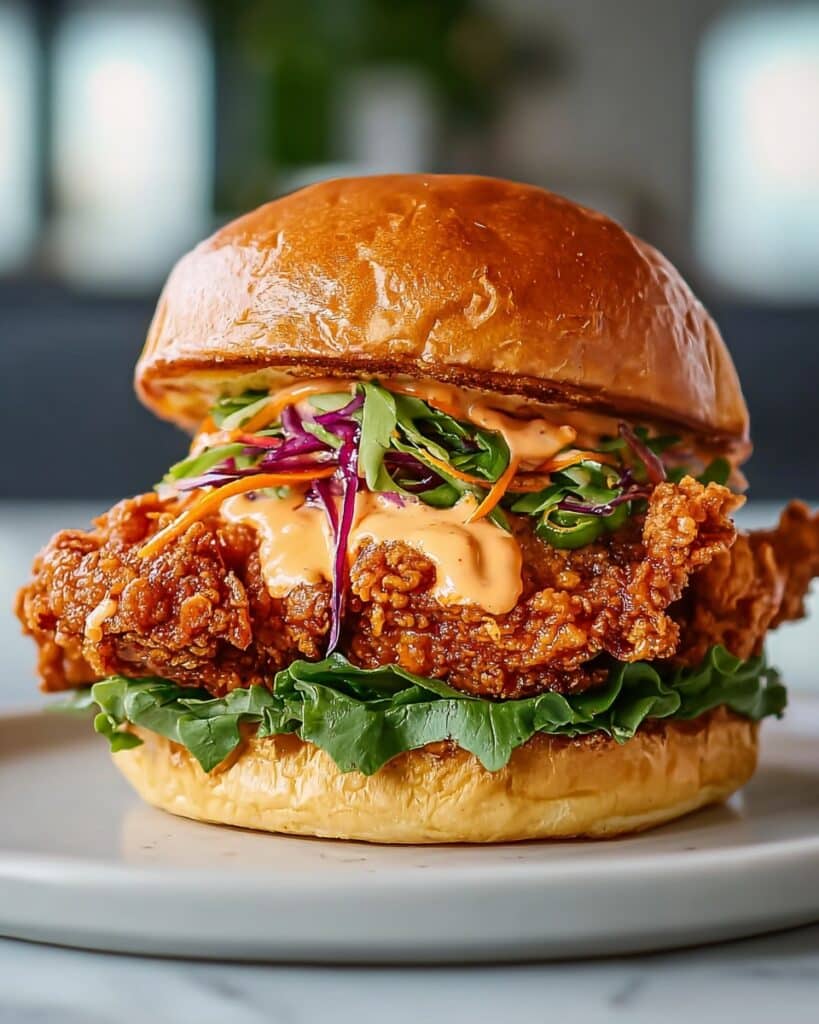 Thai Fried Chicken Sandwich Recipe